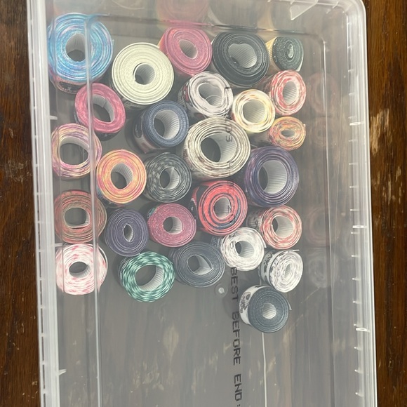 2/$25 bundle random print gross grain ribbons plus 5 yard cotton twill tape - Picture 9 of 9